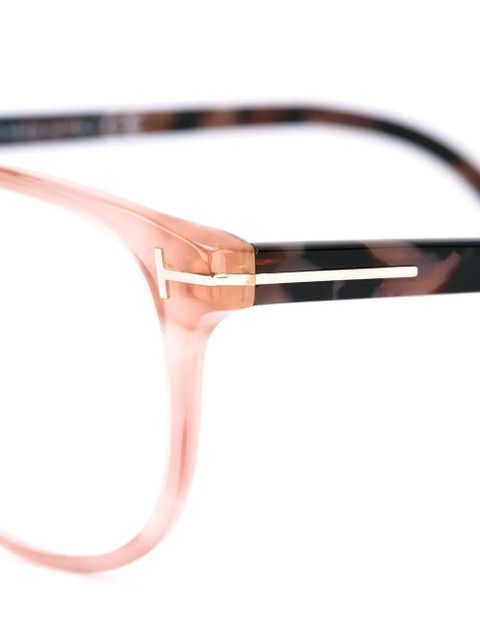 TOM FORD Eyewear rectangular shaped glasses - Pink