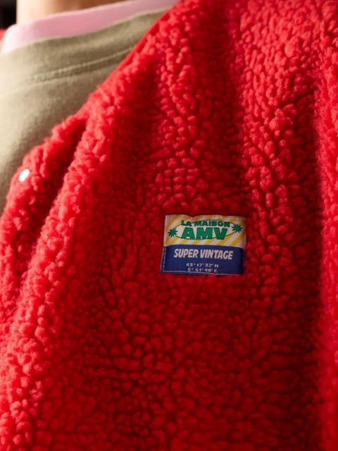 American Vintage sleeveless buttoned waistcoat - Red