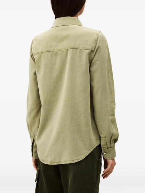 Ba&Sh Jada front-pocket button-fastening shirt - Green