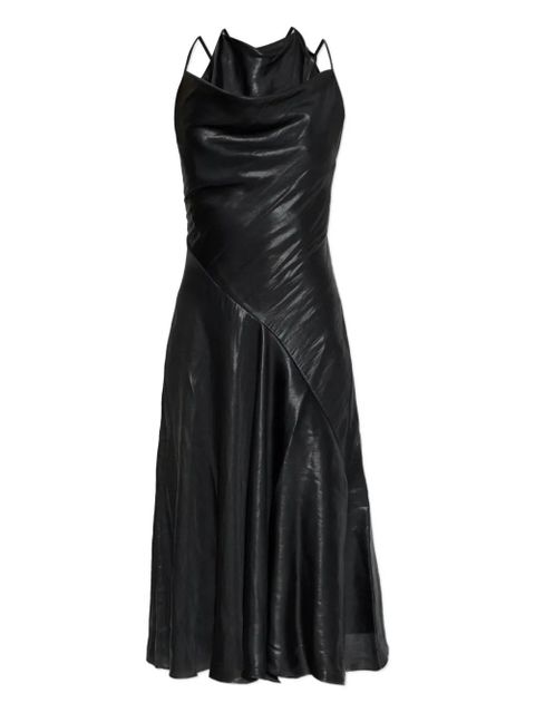 Diesel cowl-neck midi dress - Black - zdjęcie produktu nr 1