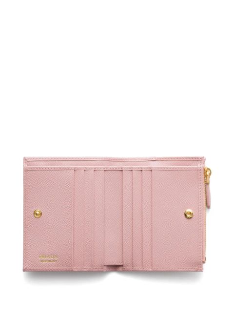 Prada small Saffiano leather wallet - Pink