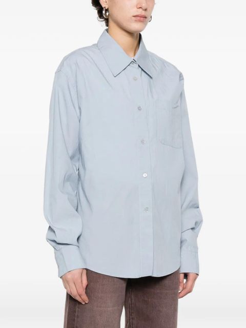 OUR LEGACY Forever patch-pocket shirt - Blue