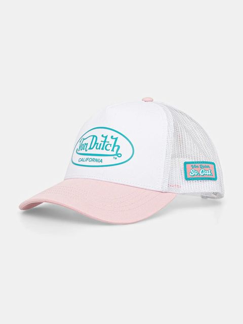 Von Dutch czapka z daszkiem kolor biały VD.2.CB.3D - zdjęcie produktu nr 1