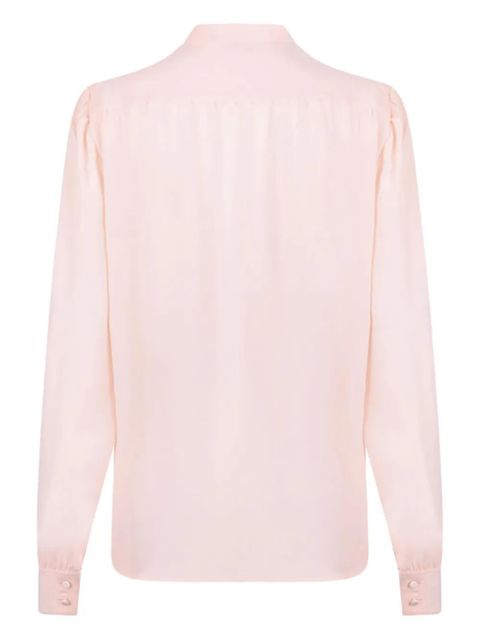 TOM FORD neck-tie silk blouse - Pink - zdjęcie produktu nr 2