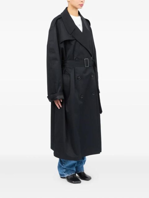 MM6 Maison Margiela cotton raincoat - Black