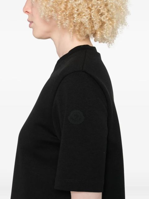 Moncler layered midi dress - Black