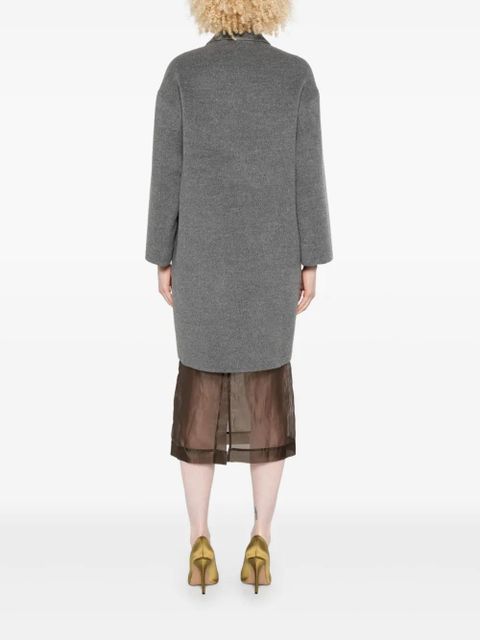 Prada cropped-sleeve coat - Grey