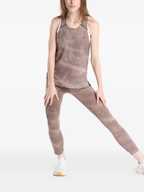 On Running printed performance tank top - Neutrals - zdjęcie produktu nr 2