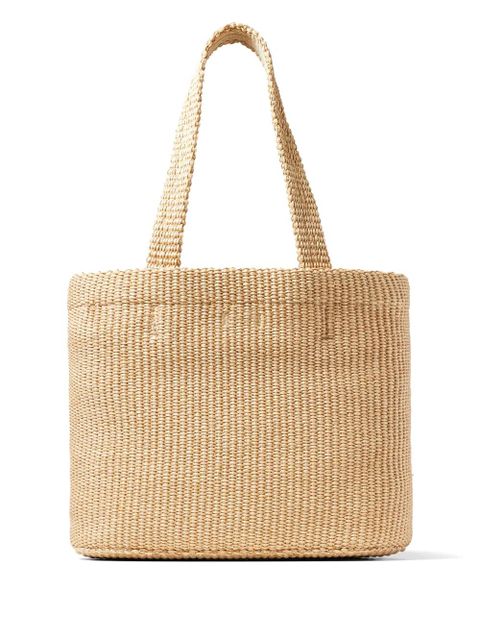 Jimmy Choo medium logo-embroidered beach bag - Neutrals - zdjęcie produktu nr 2