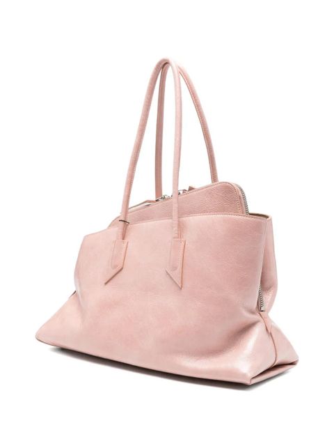 The Attico medium La Passeggiata top-handle tote bag - Pink
