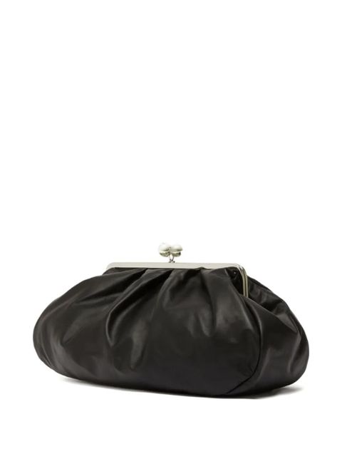 Weekend Max Mara large Pasticcino deconstructed clutch bag - Black - zdjęcie produktu nr 2