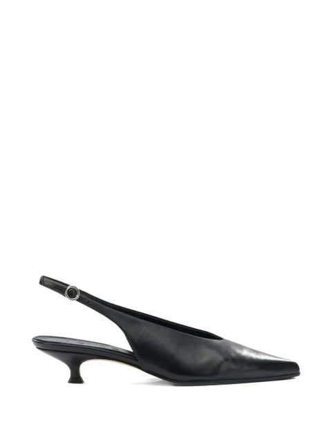 Aeyde Camila pointed slingback heeled pumps - Black - zdjęcie produktu nr 1