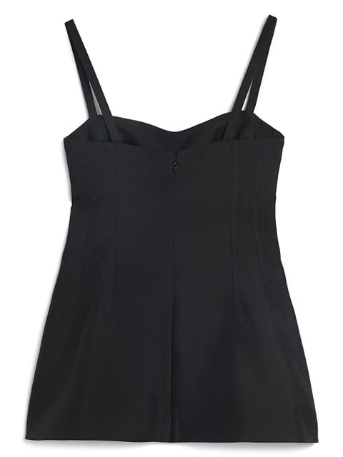 Jil Sander sleeveless bustier top - Black