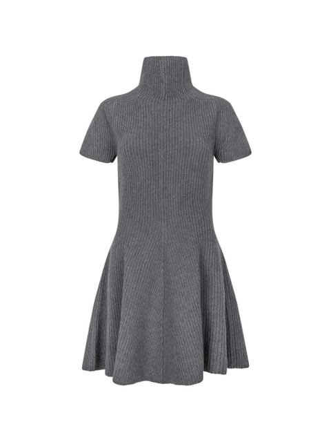 Magda Butrym turtle-neck ribbed mini dress - Grey - zdjęcie produktu nr 1