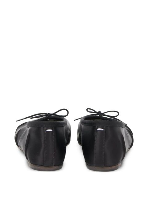 Maison Margiela split-toe tie ballerina - Black