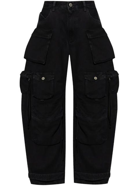 The Attico Fern cargo jeans - Black - zdjęcie produktu nr 1