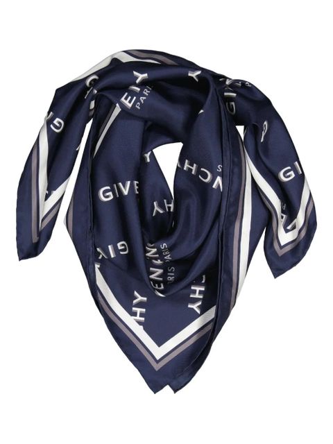 Givenchy logo scarf - Blue - zdjęcie produktu nr 2