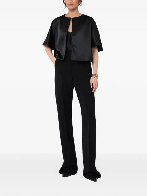 Max Mara Mxautile buttoned cape - Black - zdjęcie produktu nr 2