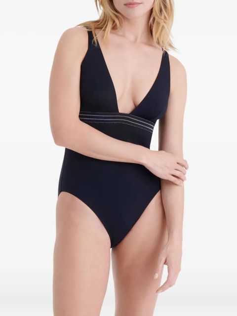 ERES Sillage plunge-neck swimsuit - Black