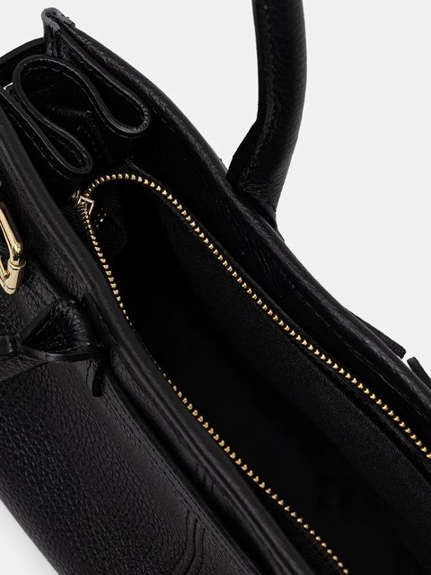 Answear.LAB torebka skórzana kolor czarny