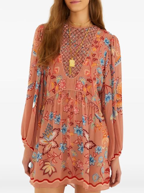 FARM Rio floral-print blouse - Orange - zdjęcie produktu nr 1