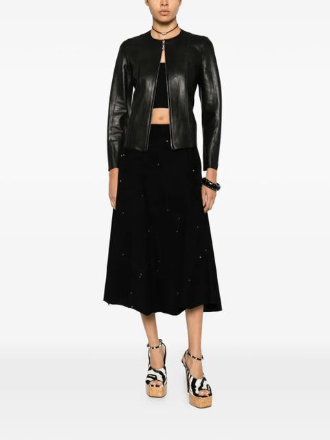 Chloé ribbed-knit bandeau top - Black - zdjęcie produktu nr 2