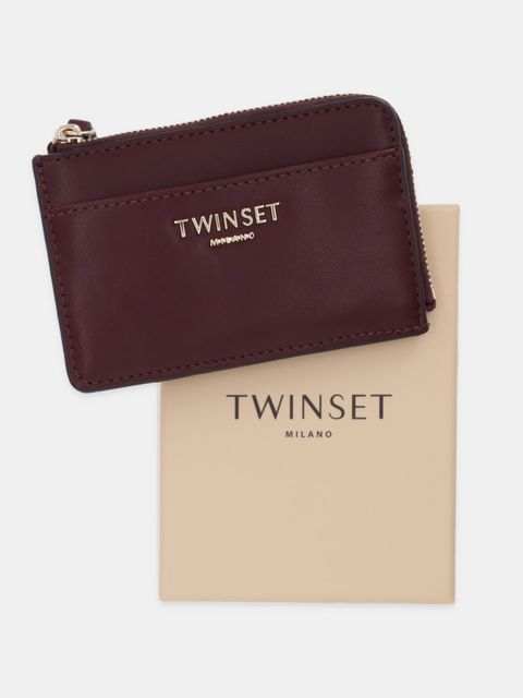 Twinset portfel damski kolor fioletowy 252TL8020