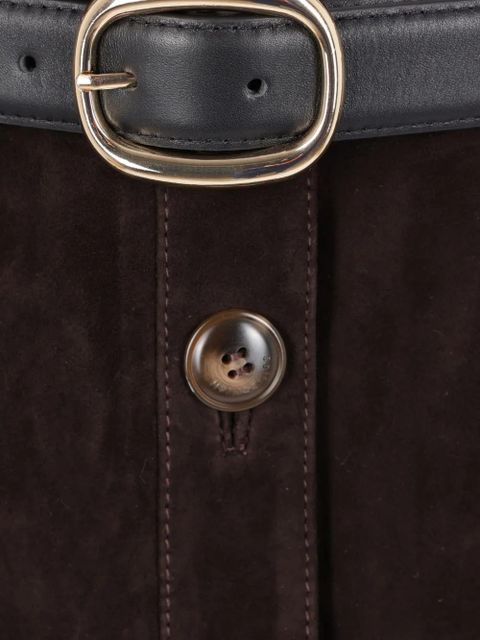 Self-Portrait button belted skirt - Brown - zdjęcie produktu nr 2