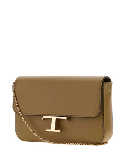 Tod's T logo chain shoulder bag - Green