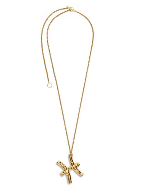 Jil Sander zodiac-sign pendant necklace - Gold - zdjęcie produktu nr 2
