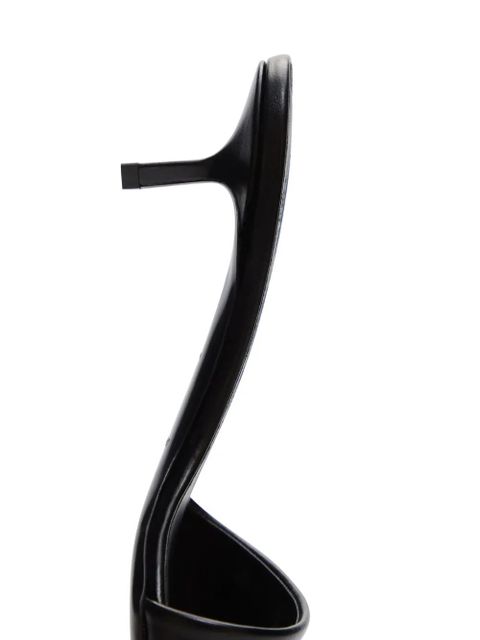 LouLou de Saison Andy heeled mules - Black