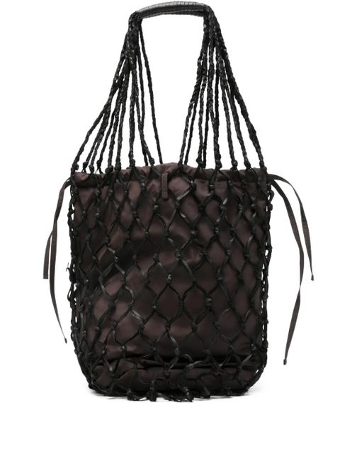 Alysi interwoven tote bag - Black - zdjęcie produktu nr 1