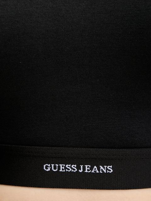 Guess Jeans t-shirt damski kolor czarny W5YZ02 KBBU1