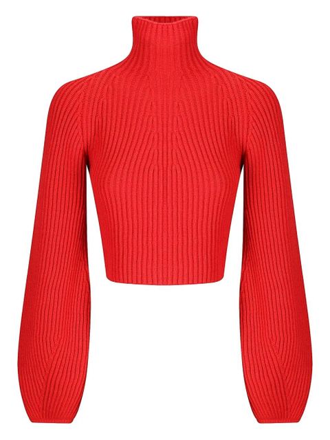 Sportmax ribbed-knit sweater - Red - zdjęcie produktu nr 1