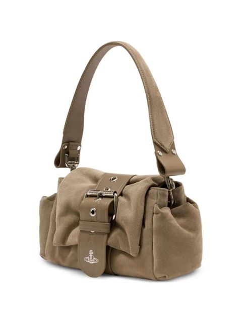 Vivienne Westwood Hazel Treasure buckle leather shoulder bag - Neutrals - zdjęcie produktu nr 2