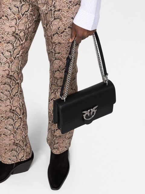 PINKO Classic Love Icon crossbody bag - Black