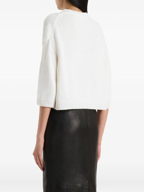 KHAITE Sabina sweater - White