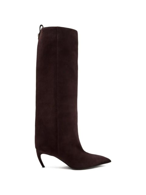 The Attico Lea heeled boots - Brown - zdjęcie produktu nr 1