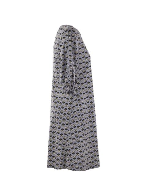 Weekend Max Mara Cinghia V-neck patterned dress - Blue