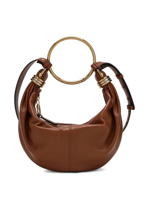 Chloé small Bracelet leather satchel - Brown