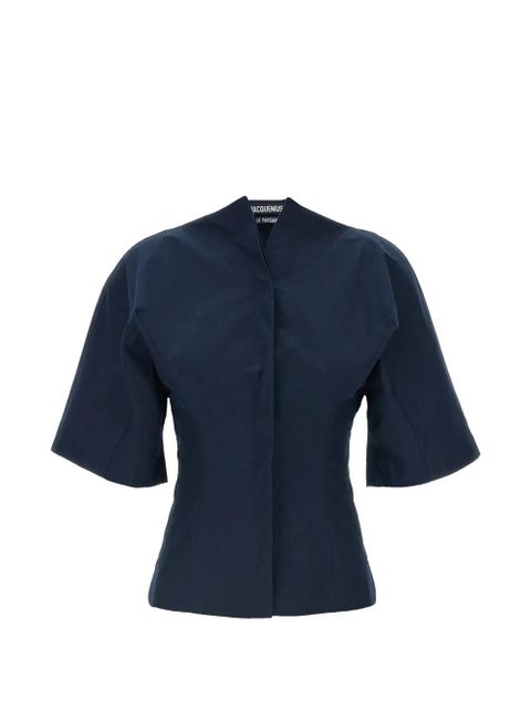 Jacquemus La Chemise Moisson hourglass shirt - Blue - zdjęcie produktu nr 1