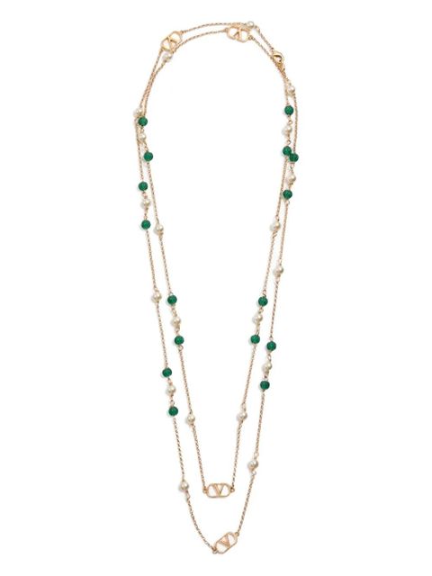 Valentino Garavani VLogo Signature necklace - Gold - zdjęcie produktu nr 1