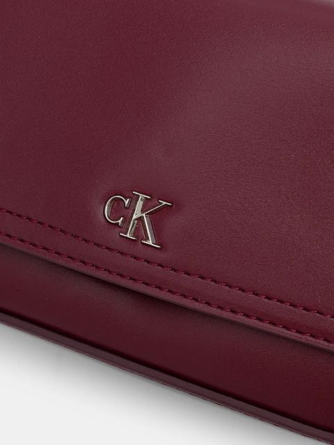 Calvin Klein torebka kolor bordowy LV04F3172G