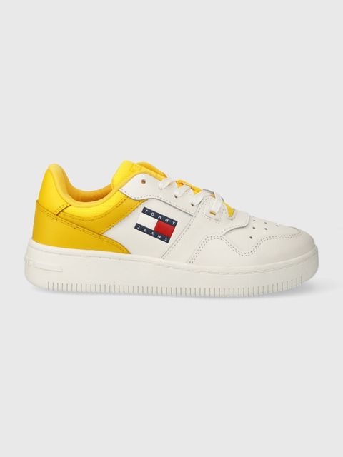 Tommy Jeans sneakersy skórzane TJW RETRO BASKET ESS - zdjęcie produktu nr 1