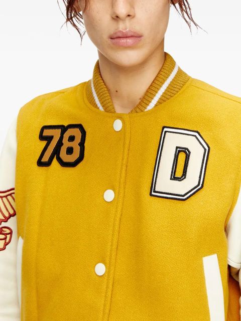 Diesel L-Real-Cp phoenix-embroidered jacket - Yellow