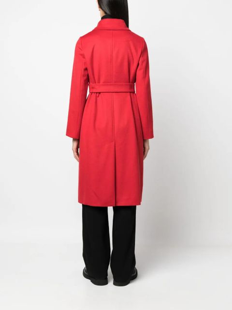 Max Mara BCollag double-breasted belted coat - Red