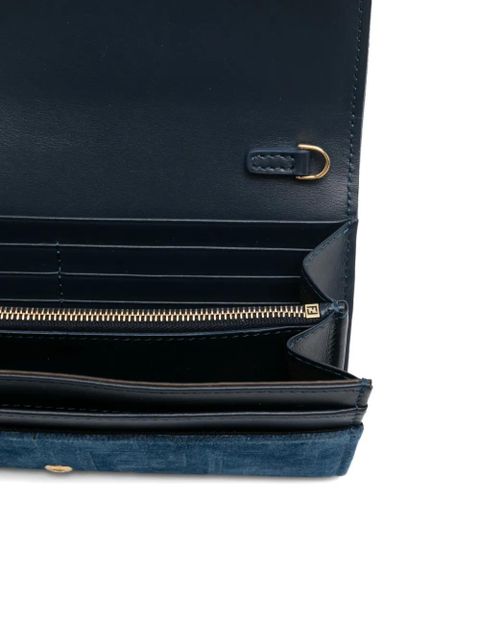 FENDI FF-pattern clutch bag - Blue