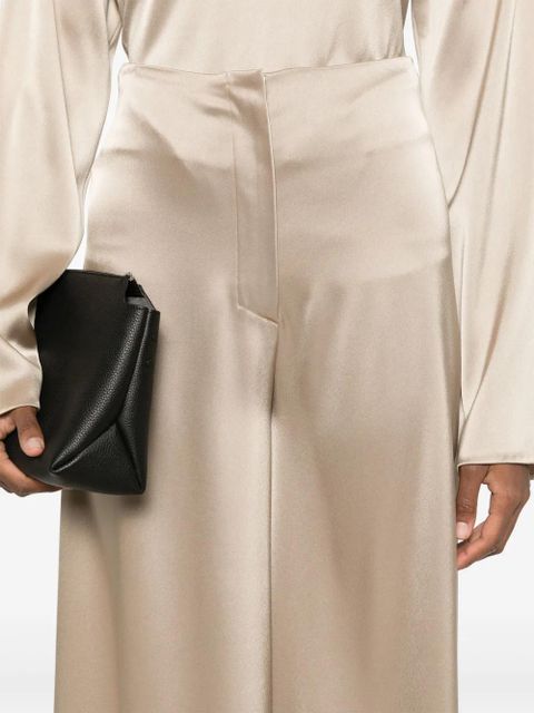 Nanushka satin trousers - Neutrals