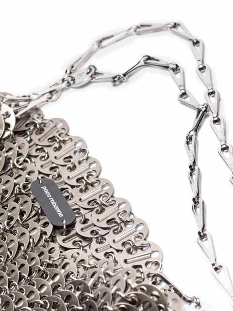 Rabanne Iconic 1969 disc shoulder bag - Silver