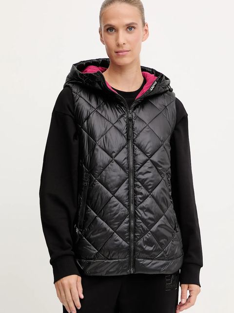 Dkny bezrękawnik kolor czarny przejściowy DP5V3144 - zdjęcie produktu nr 1